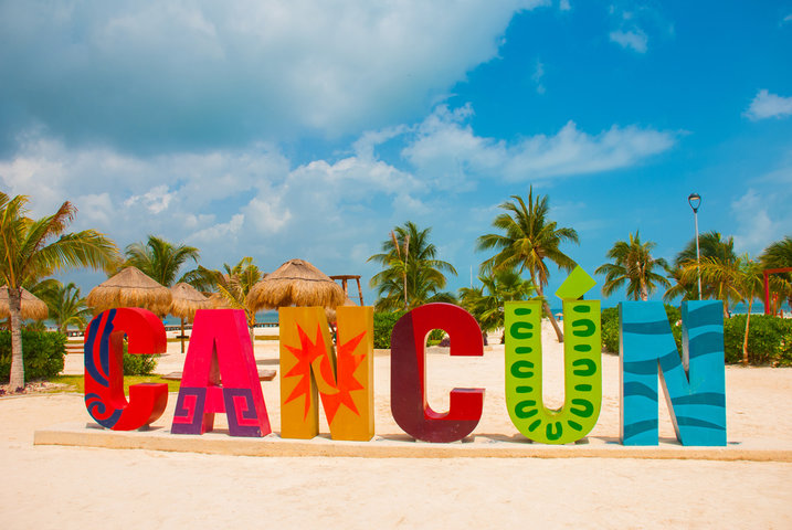 Tour Cancún playas arena blanca cenotes mayas Caribe mexicano